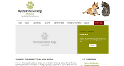 Desktop Screenshot of dyrebeskyttelsenmandal.no